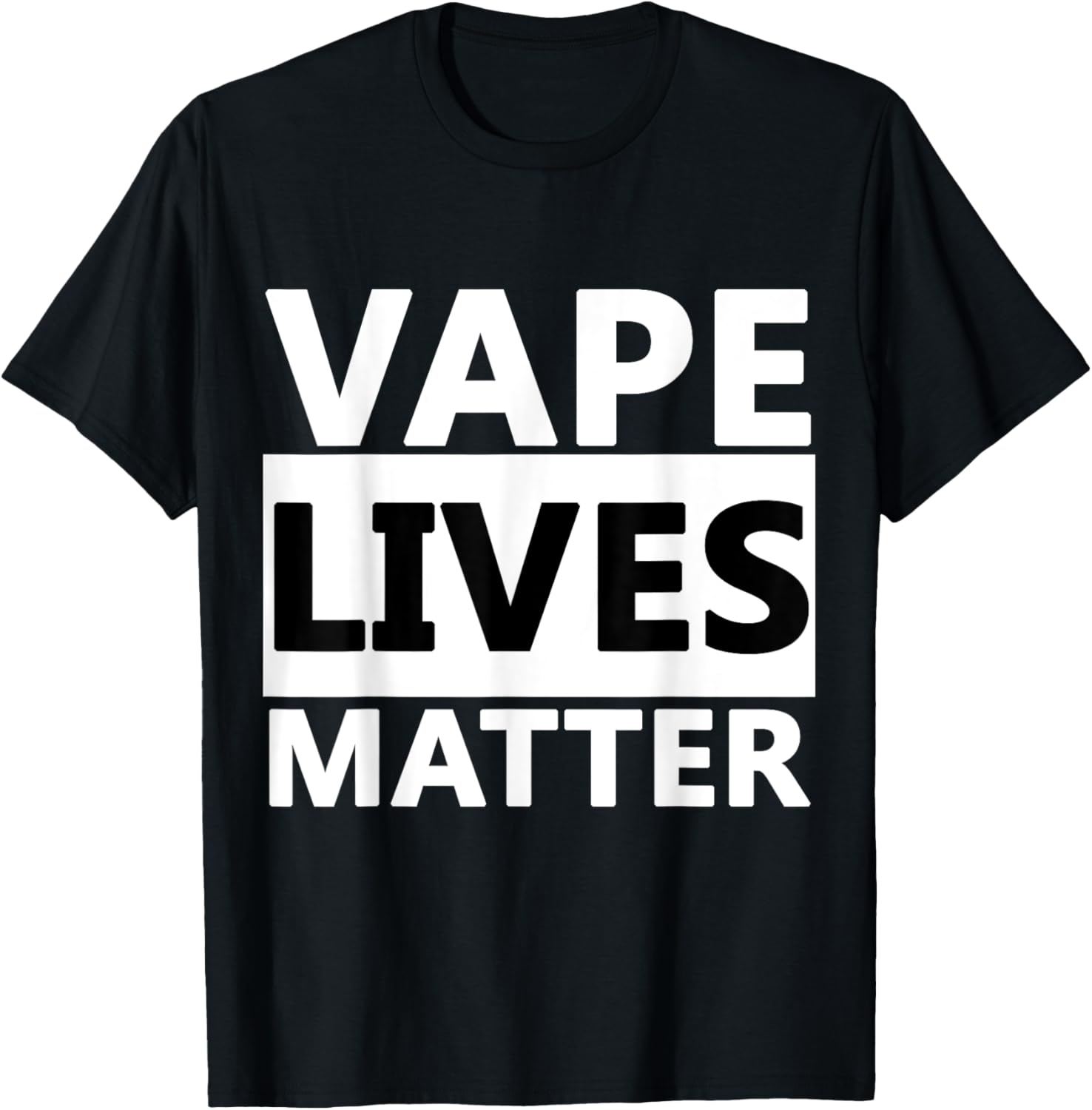 Vaping Shop - Vape Lives Matter graphique coton T-Shirt