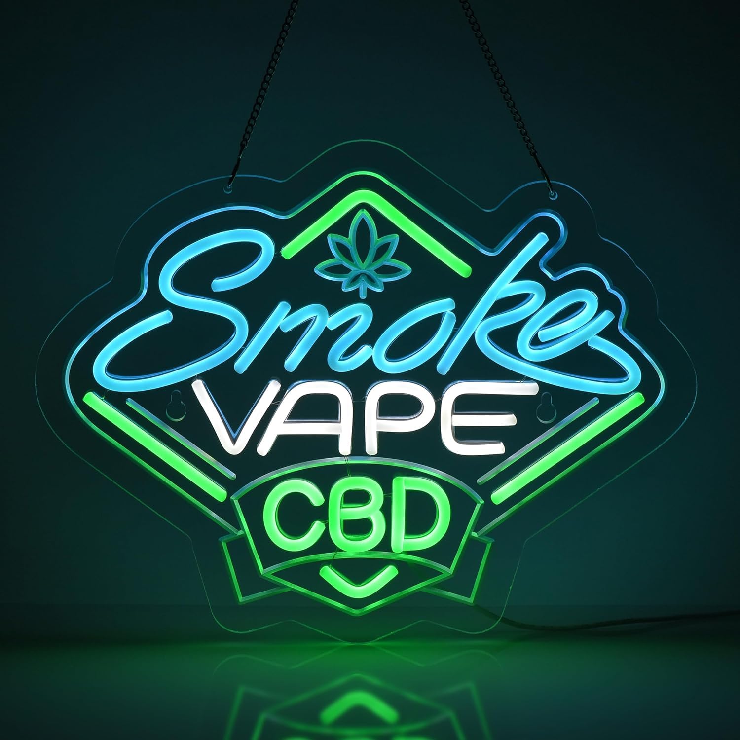 Vaping Shop - Enseigne néon pour magasin de tabac
