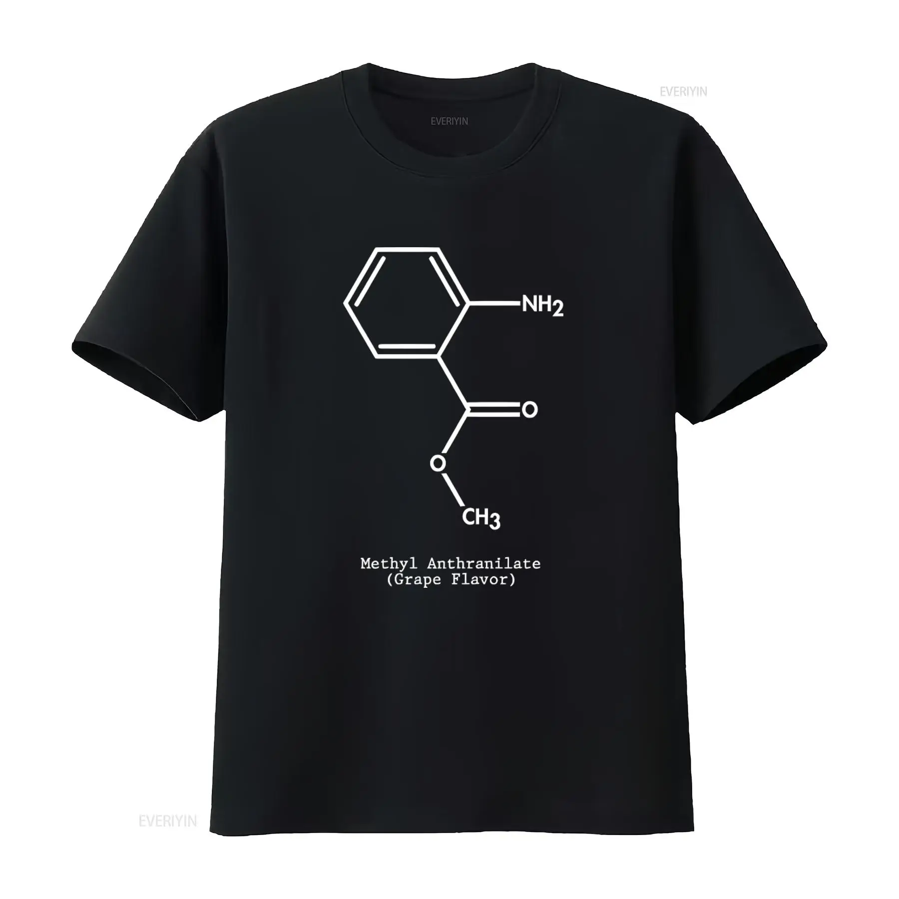 Vaping Shop - T-shirt au design moléculaire saveur raisin,