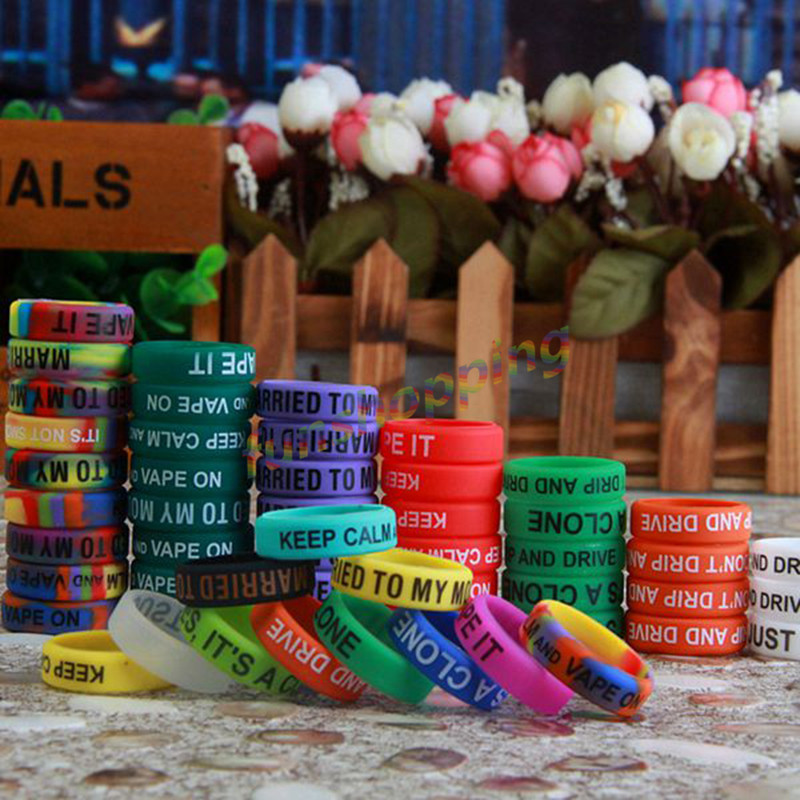 Vape Band Silicone - Anneau anti-ald en silicone multicolore, bande