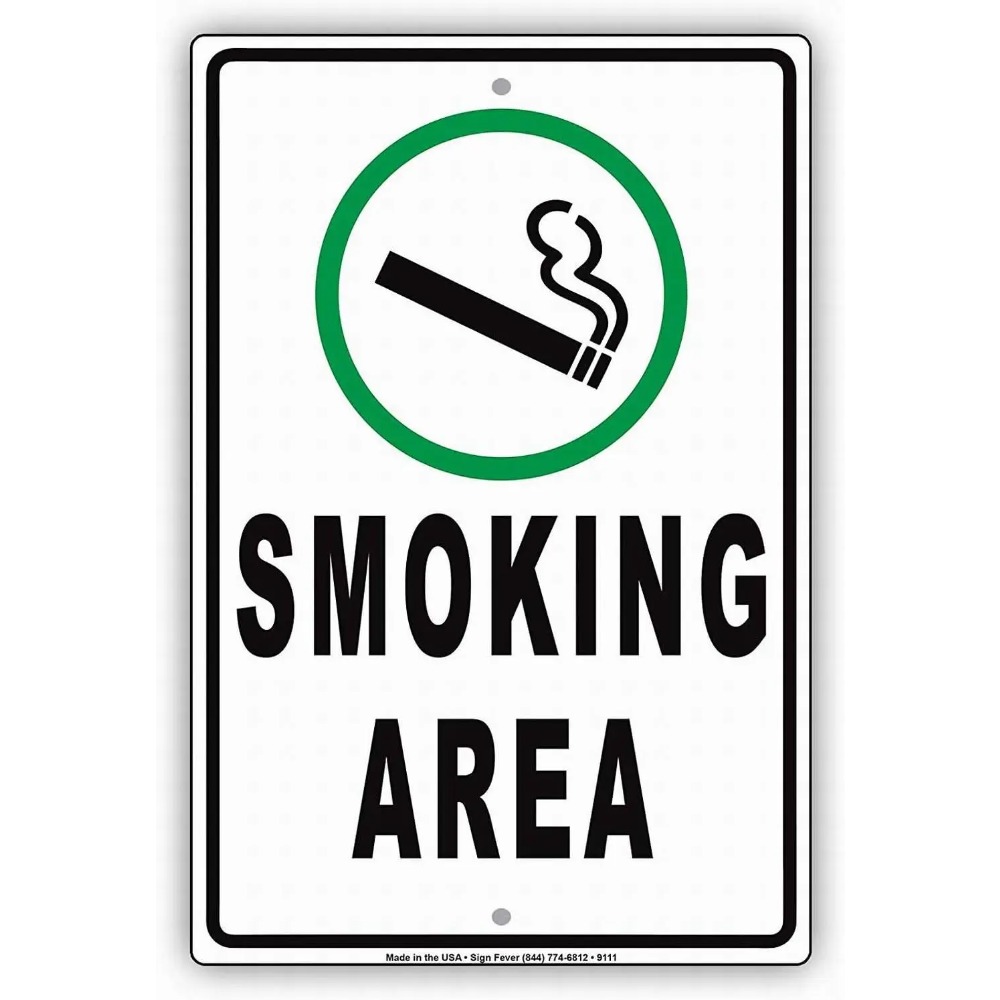 Vaping Shop - Plaque murale décorative vintage en métal