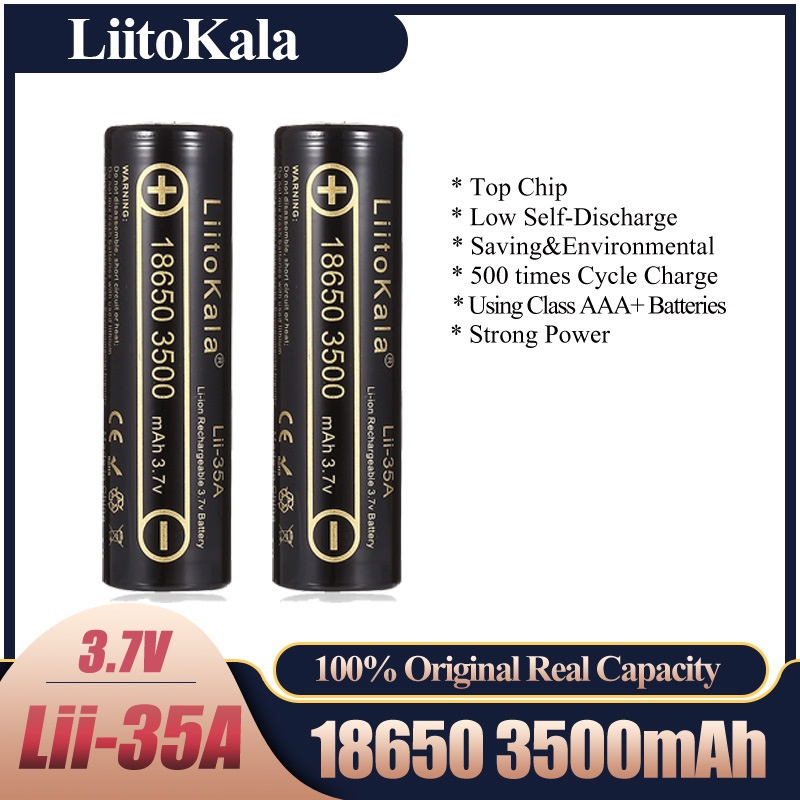 LiitoKala Lii-35A 18650 3500mA - Vape Battery 18650 avis et prix