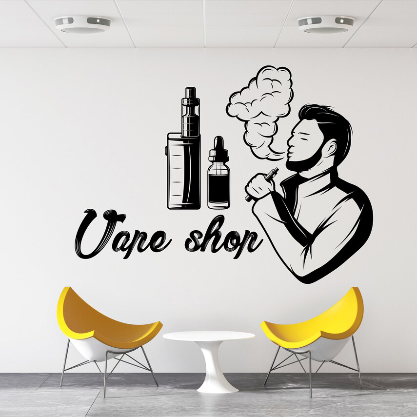 Vape Shop Sticker mural, autoc - Vaping Store avis et prix
