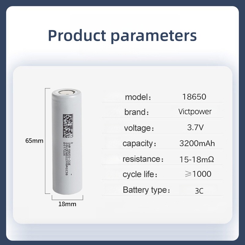 Victpower 10-Pack 3500mAh 1865 - Vape Battery 18650 avis et prix