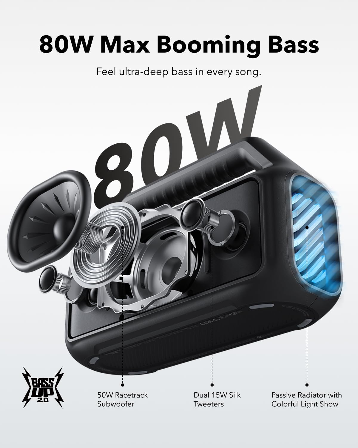 Soundcore Boom V2 par Anker, e - Anker Speaker Soundcore Boom 2 avis et prix