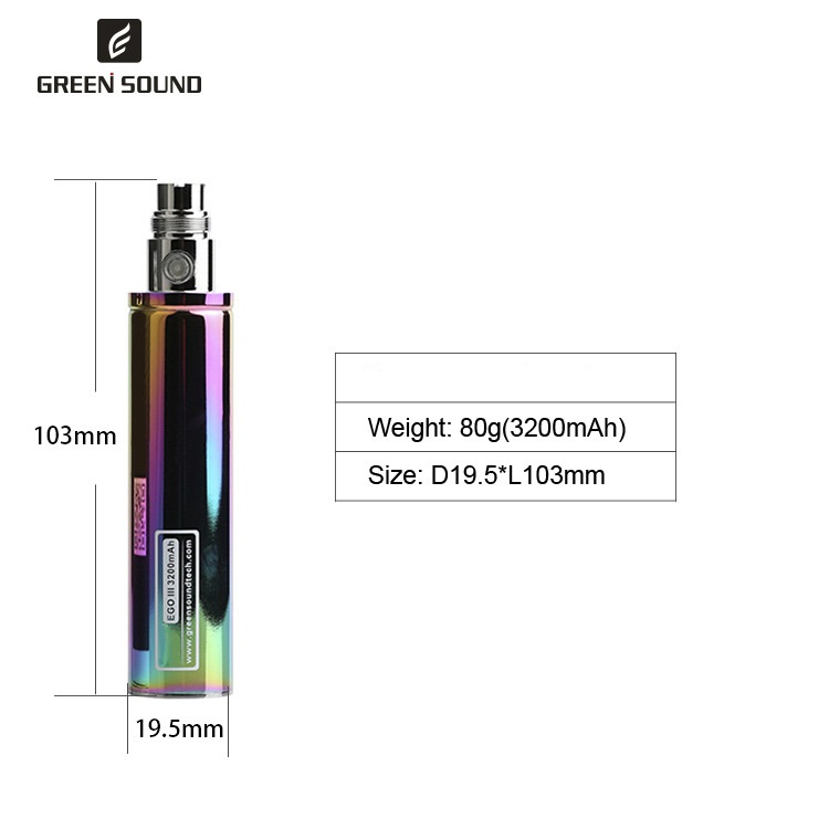 Batterie GS Ego 3 III 3200mAh  - Vape Accessory avis et prix