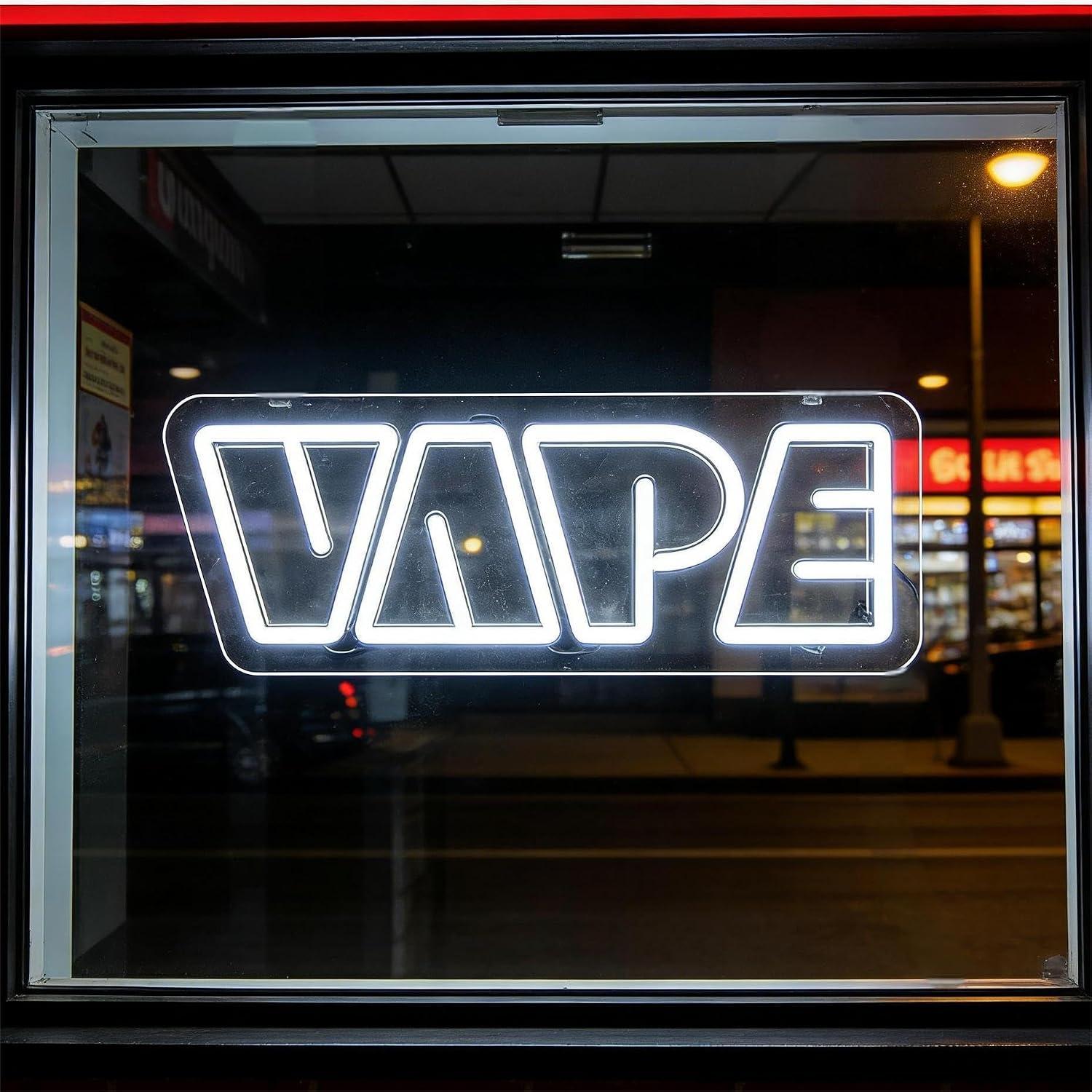 Enseigne néon VAPE, lumière LE - Vaping Store avis et prix