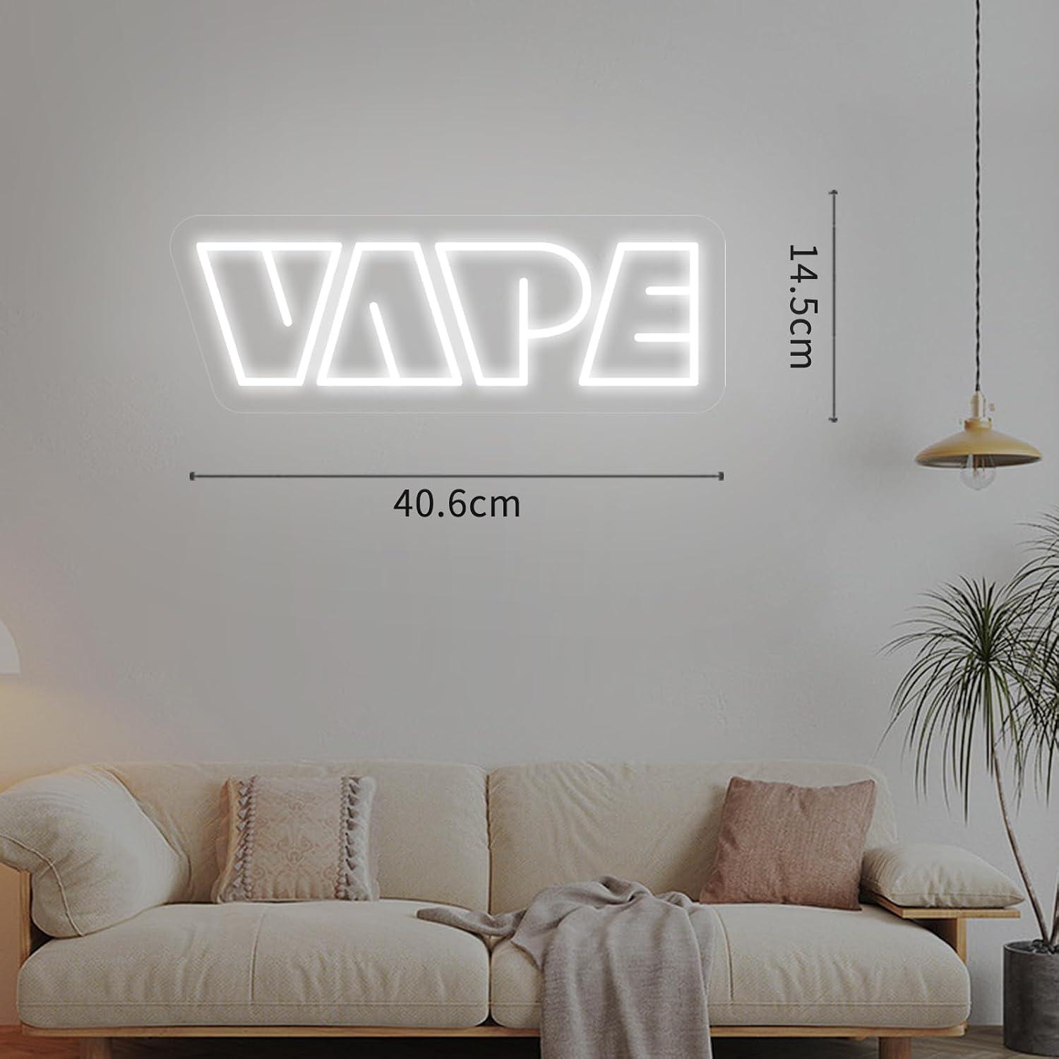 Enseigne néon VAPE, lumière LE - Vaping Store avis et prix