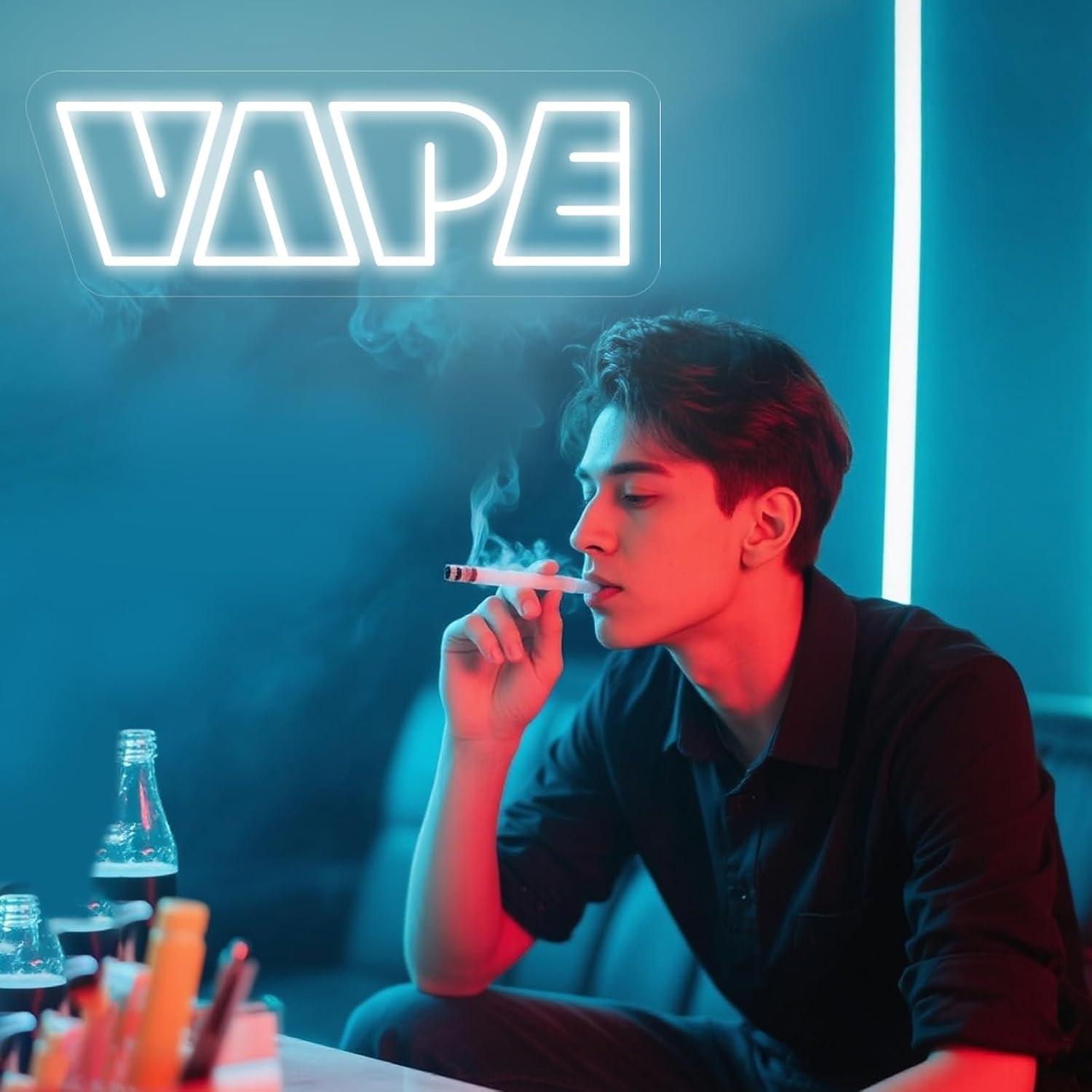 Enseigne néon VAPE, lumière LE - Vaping Store avis et prix
