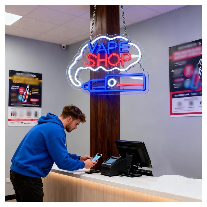 Enseigne néon LED USB à intens - Vaping Shop avis et prix
