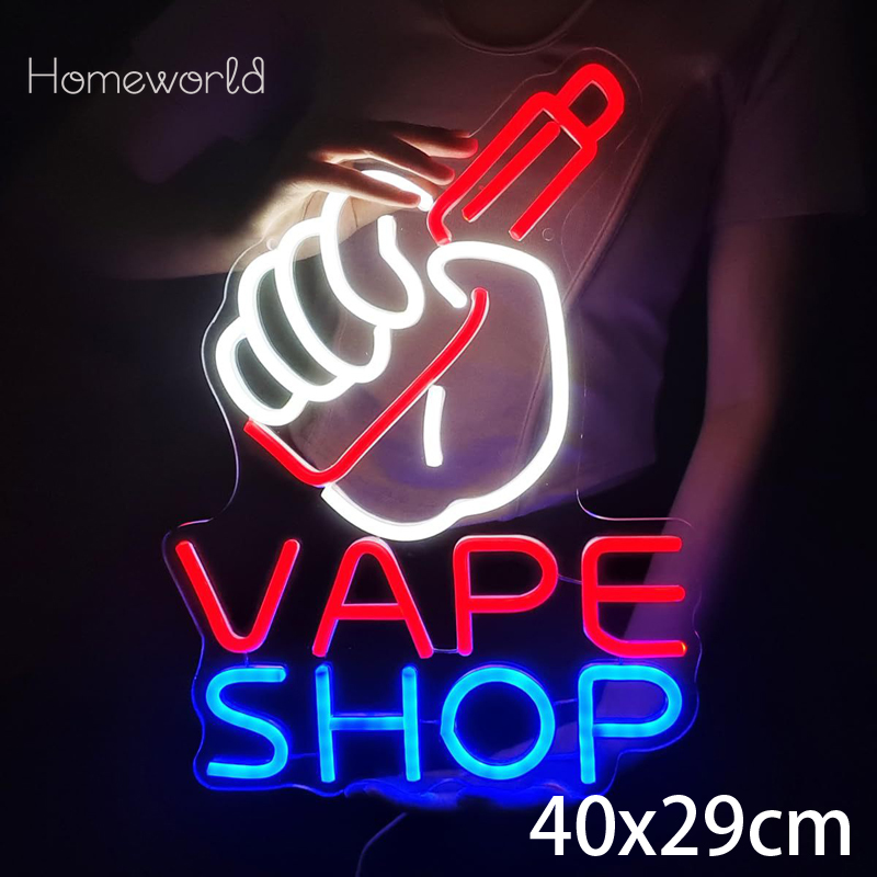 VAPE Shop – panneau néon pour  - Vaping Store avis et prix