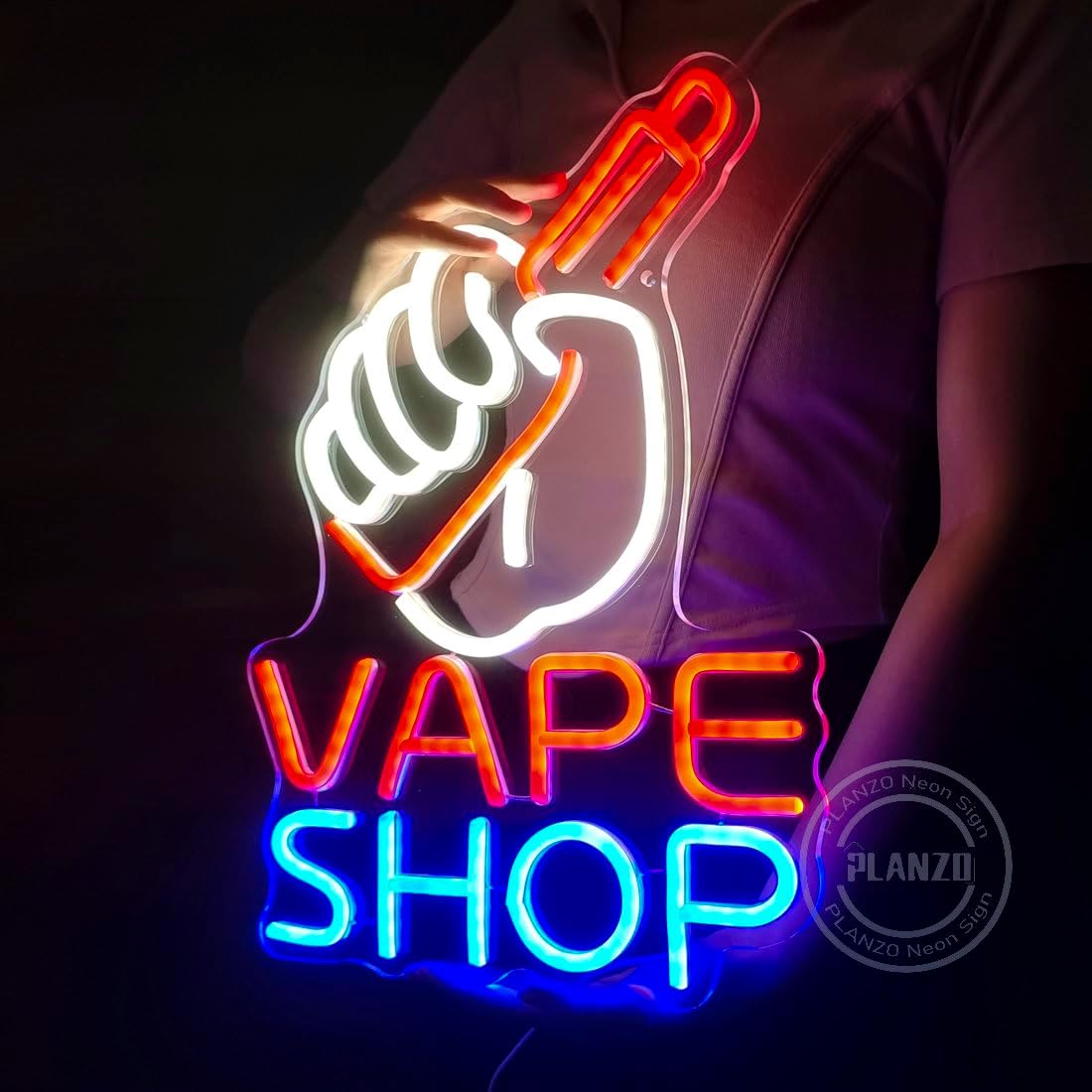 Enseigne néon LED pour magasin - Vaping Store avis et prix