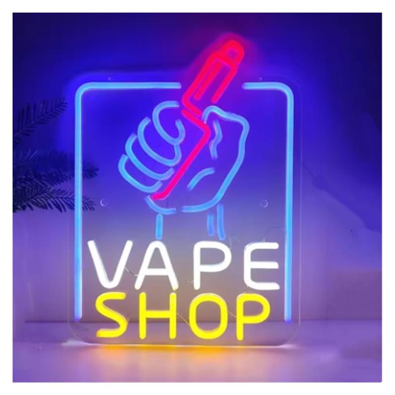 Enseigne néon Vape Shop, motif - Vaping Store avis et prix