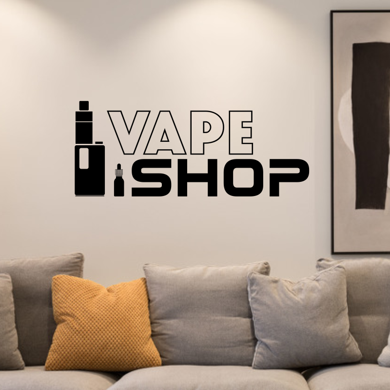 Autocollants muraux en vinyle, - Vaping Shop avis et prix