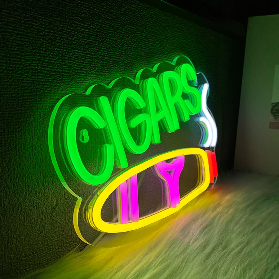 Enseigne au néon pour narguilé - Vaping Shop avis et prix