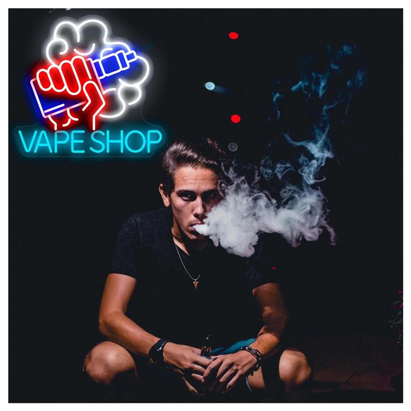 Enseigne néon LED pour magasin - Vaping Store avis et prix